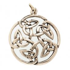 Cailyn - keltische Lebensblume (Kettenanhnger in Bronze)