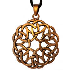 Amena - Keltische Herzen (Kettenanhnger in Bronze)