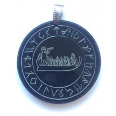 Rock ship in the circle of the Bardenrunes (Pendant of horn)