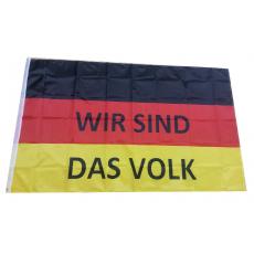 Deutschland - Wir sind das Volk Fahne / Flagge