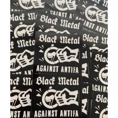 Black Metal against Antifa Aufkleber (100x Propaganda-Aufkleber)