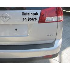 Metalhead on Board Car Sticker