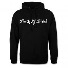 Black Metal + Pentagramm [lang] Kapuzenpullover