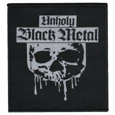Unholy Black Metal - Skull (Patch)