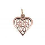 Amina - Celtic Heart (Pendant in Bronze)