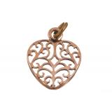 Mirja – keltisches Herz (Kettenanhnger in Bronze)