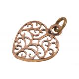 Mirja – keltisches Herz (Kettenanhnger in Bronze)
