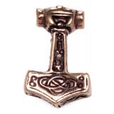 Ragnark Thors Hammer (Kettenanhnger in Bronze)