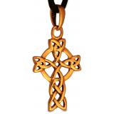 Small Celtic Cross - Cailin (Pendant in Bronze)