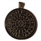 Rune amulet Aluna 2 (Pendant from Horn)