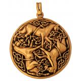 Bonna - Celtic Horses (Pendant in Bronze)