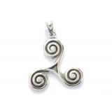 Davina - Celtic Triskele (Pendant in silver)