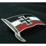Reichsflagge mit Eisernes Kreuz Pin