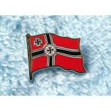 Reichkriegsflagge mit Eisernes Kreuz Pin