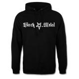 Black Metal + Pentagram [long] Hooded Sweatshirt