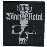 Unholy Black Metal - Inverted Cross (Aufnäher)